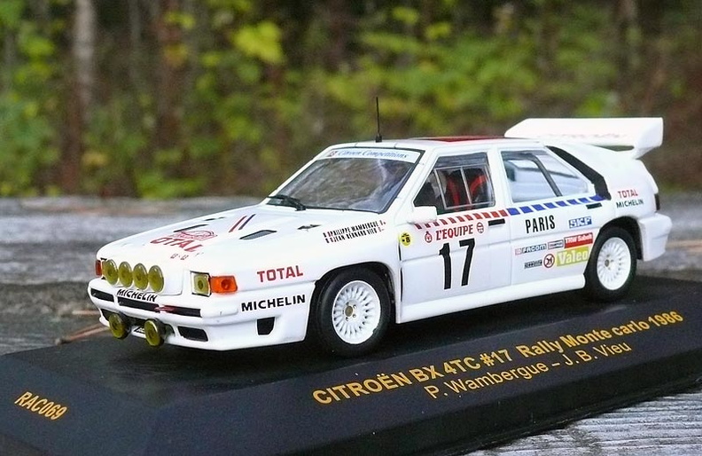 BX 4TC #17 Rally Monte Carlo 1986 (Ixo)